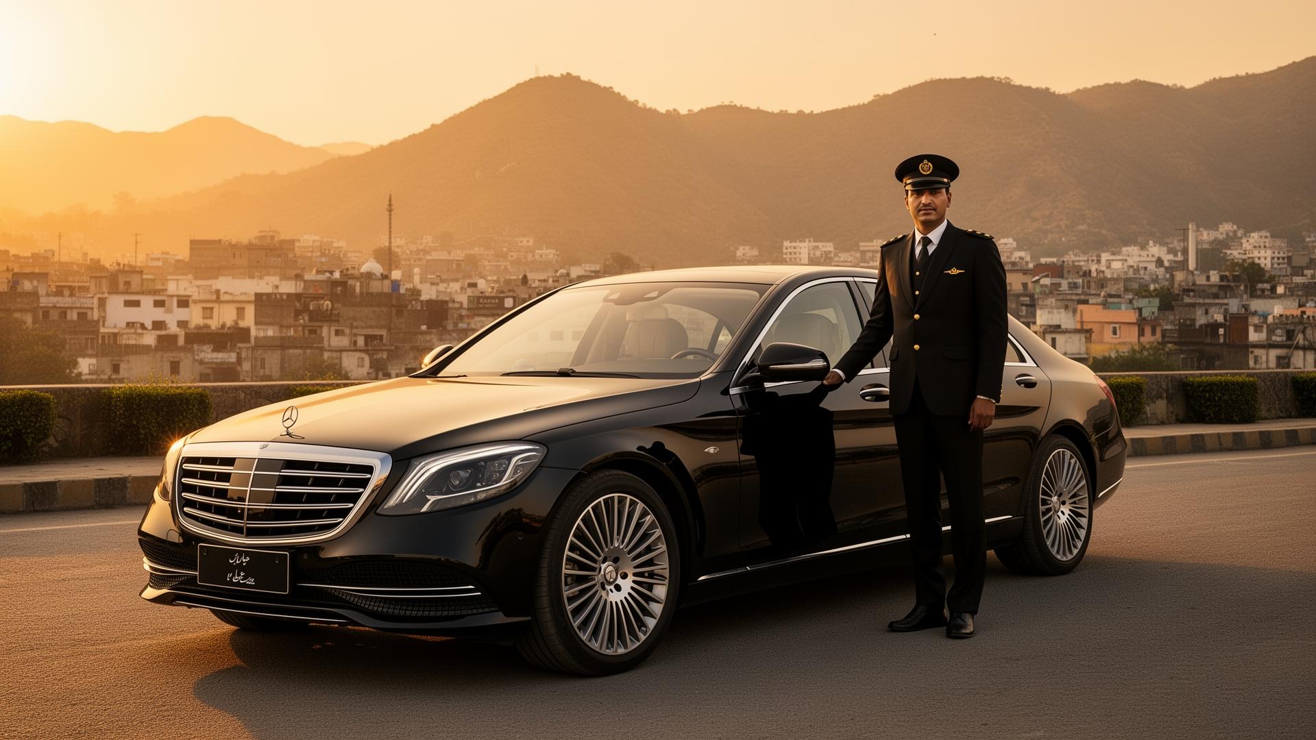 Luxury rent a car with driver in Pakistan