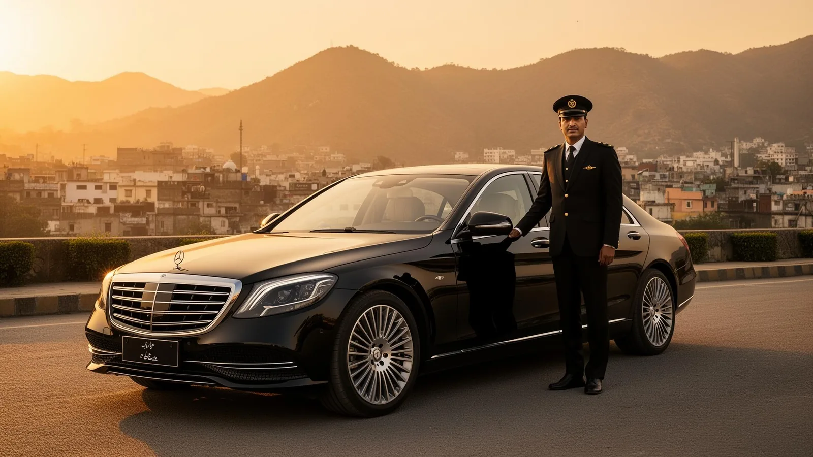 Luxury rent a car with driver in Pakistan